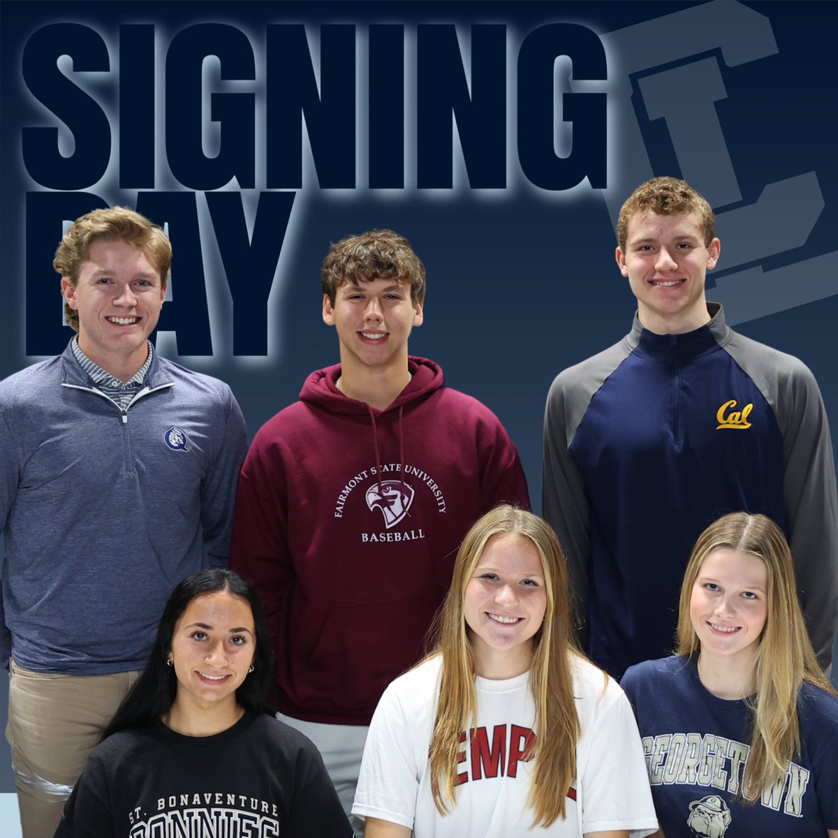 Charlotte Latin Athletics (@cls_hawks) on Twitter photo πΎππππππππππ ππΌπΏπ β
Avery Booker - Queens βΎ
Norvy Clontz - Cal πββοΈ
Lila Connor - Georgetown πββοΈ
Brayden Hampton - Fairmont State βΎ
Riley Milligan - St Bonaventure π₯
Reese Morgan - Temple π₯
Congratulations Hawks!
Details & pictures:
tinyurl.com/24etesjm πΎππππππππππ ππΌπΏπ β
Avery Booker - Queens βΎ
Norvy Clontz - Cal πββοΈ
Lila Connor - Georgetown πββοΈ
Brayden Hampton - Fairmont State βΎ
Riley Milligan - St Bonaventure π₯
Reese Morgan - Temple π₯
Congratulations Hawks!
Details & pictures:
tinyurl.com/24etesjm