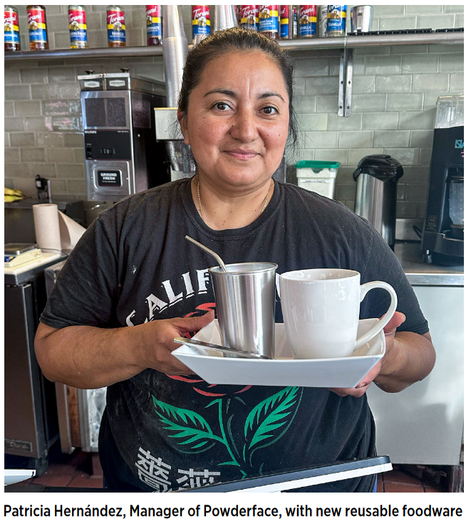 5 Fruitvale restaurants teamed up to reduce single-use disposable waste by over 187,600 individual pieces and over 3,240 pounds annually! 

By purchasing fewer disposables, this group of restaurants will collectively be saving over $10,000 every year. 👏 #ReThinkDisposable