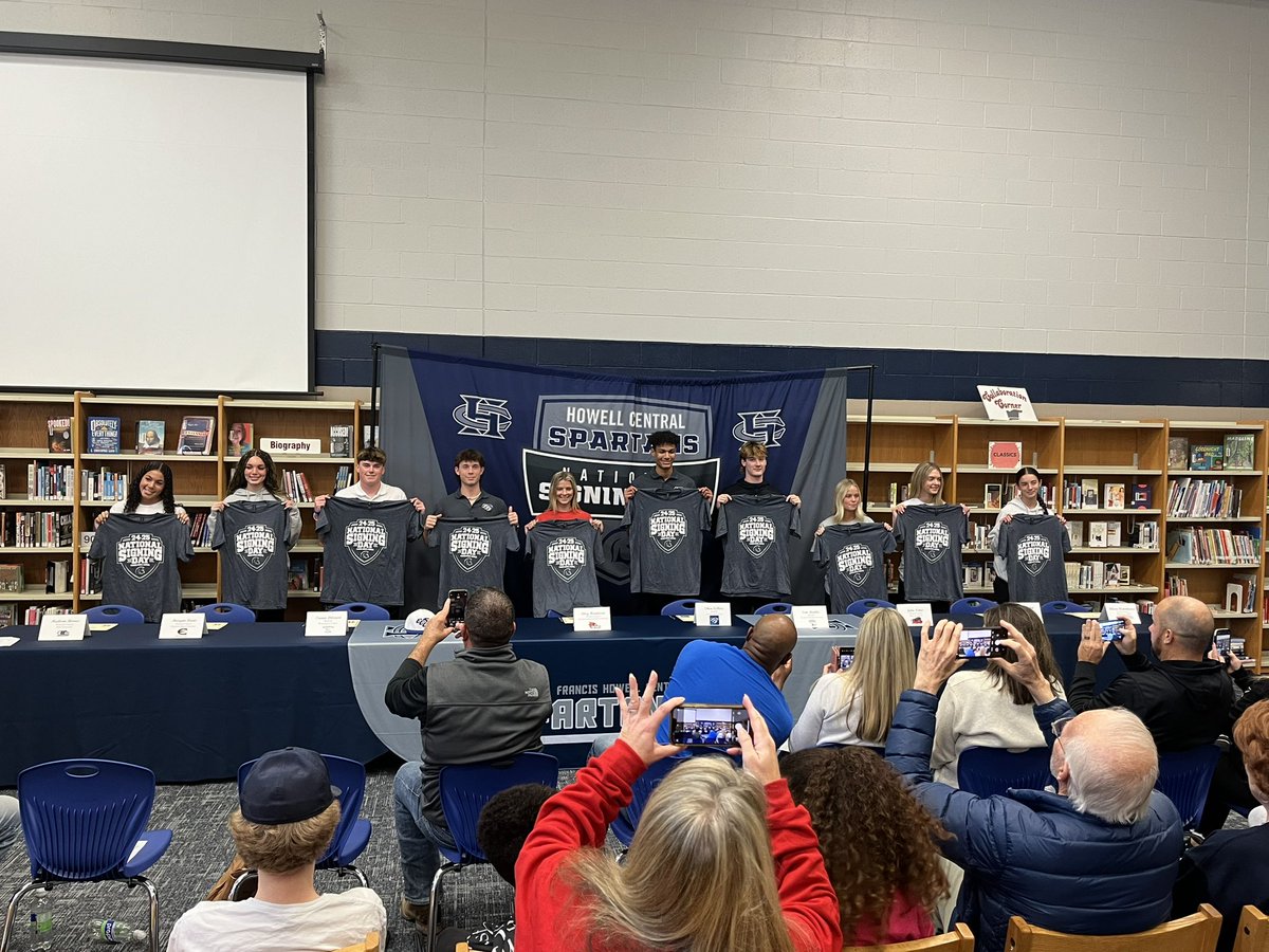 Congratulation to our first Signing Day group! We look forward to watching you all compete at the next level!