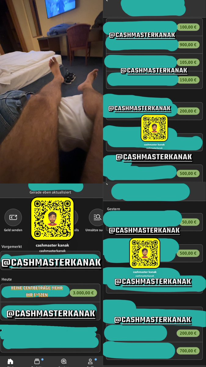 Keine Centbeträge mehr 😁
Wer unter Twitters schönsten Füßen liegen will muss ordentlich sparen.🤣
.
#Cashmaster #cashsklave #cashslave #geldsklave #abdrücken #turkishmaster #feet #menfeet #hairymen #moneyslave