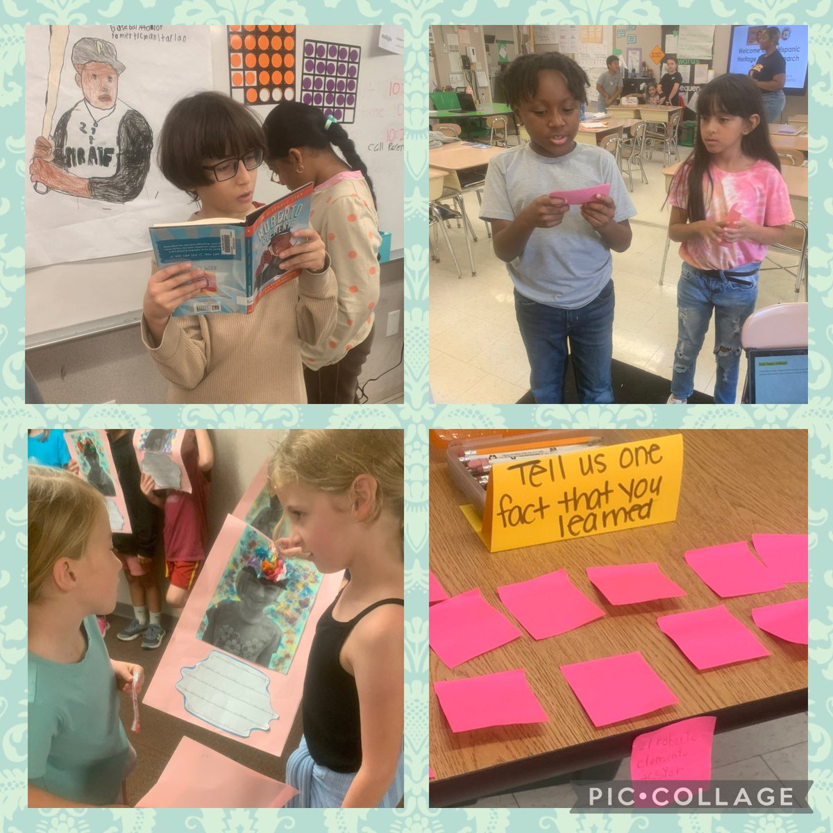 DillardMagnetES's tweet photo. 3rd graders learned about Hispanic figures who overcame challenges &amp; inspired change, highlighting the importance of understanding different perspectives to help society SOAR! @rsykez @MollyMo518 
✅ Station Rotations  
✅ Metacognitive Strategies 
✅ Collaborate &amp; Communicate https://t.co/nN2udWW4mv
