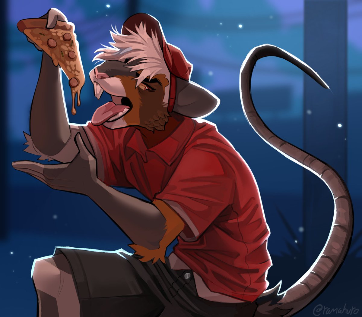 snack after shift 🍕