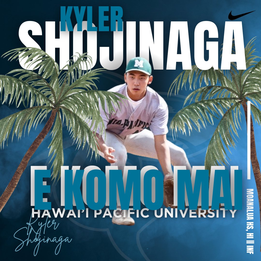 “We offered &amp; committed Ky as early as you possibly could, really because of the focused, dedicated person he is. As a player, all I need to say is he’s as sure of a defender as they come and will make a lot of HPU pitchers really happy.”

Welcome to HPU, Kyler 🤙🏼🦈

#KeehiBuilt