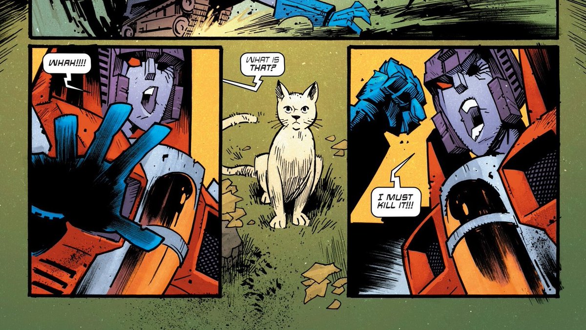 SpideyThursday's tweet photo. *Spoilers for Transformers #14*

Alright I'm popping in again very briefly cuz of this. Fantastic. https://t.co/2MrmGr90oh