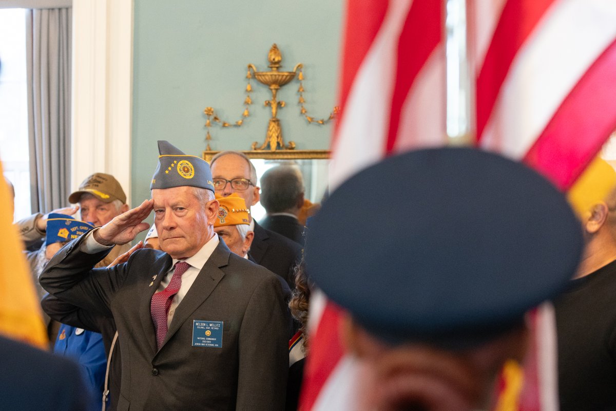 Governor Phil Murphy (@govmurphy) on Twitter photo Today, we gathered at <a href="/DrumthwacketNJ/">Drumthwacket</a> to honor the courage, commitment, and sacrifice of our veterans. 🇺🇸
You represent the very best of our country. We are eternally thankful. Today, we gathered at <a href="/DrumthwacketNJ/">Drumthwacket</a> to honor the courage, commitment, and sacrifice of our veterans. 🇺🇸
You represent the very best of our country. We are eternally thankful.