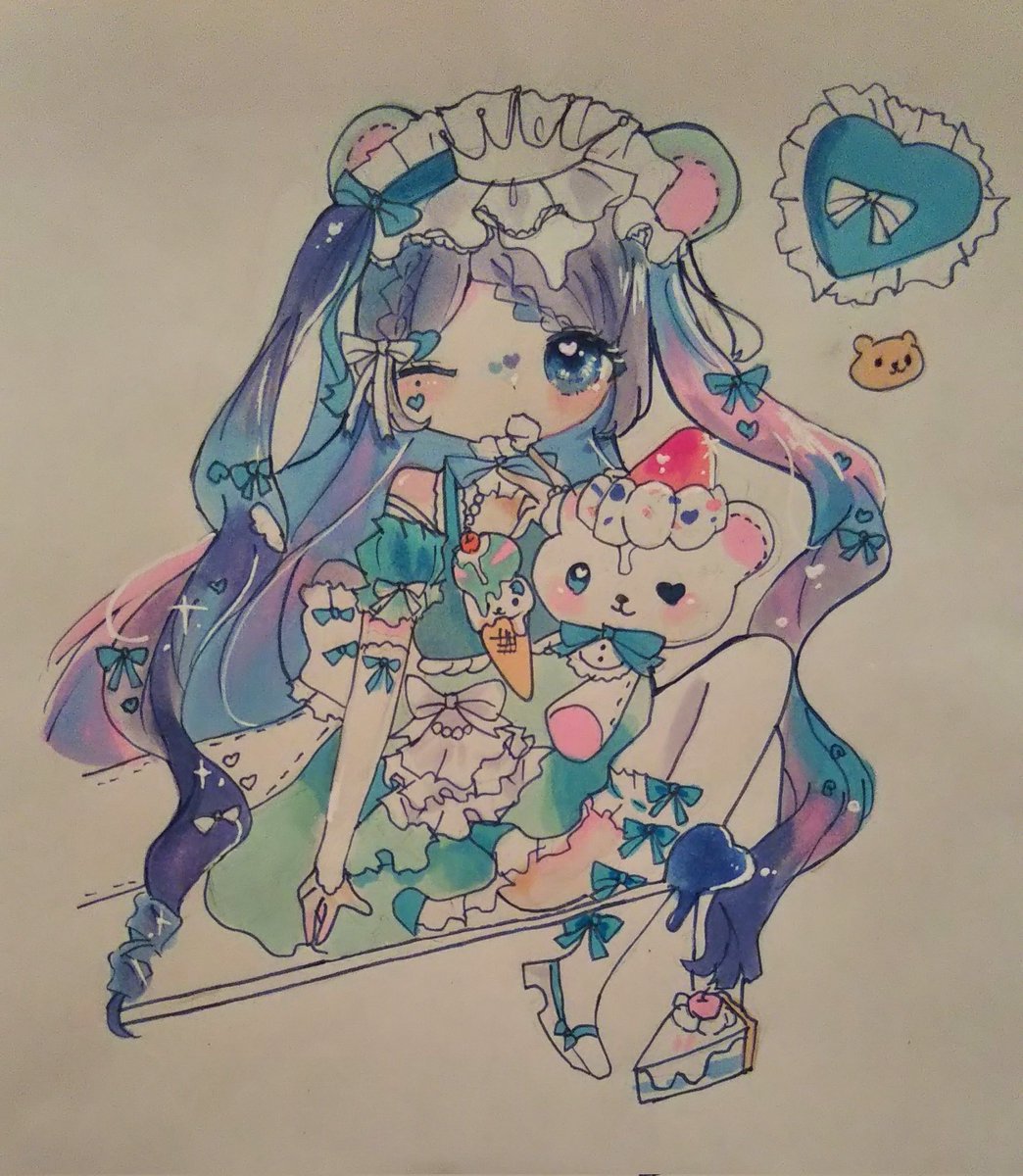 友だちリクエストの絵を描きました
#ポケコロツイン