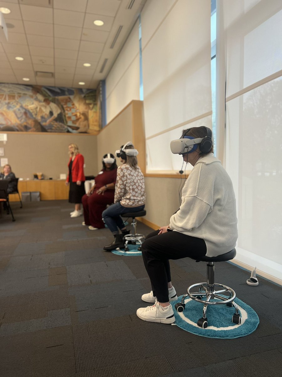 JLYFilms's tweet photo. Thank you to all of the amazing educators who joined us today at the @kansascitypbs Annual K-12 Tech Conference! We shared an exclusive preview of short clips &amp; trailer from May Contain: Two Sides. We loved sharing our “VR Bar” and hearing feedback! https://t.co/yKSXjMSYtC