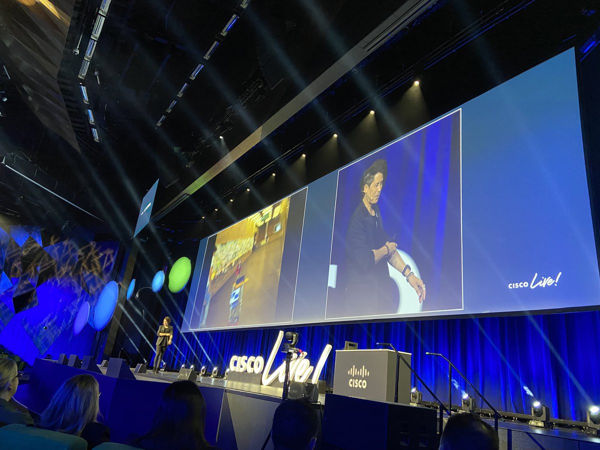 Cori_Moran's tweet photo. The amazing @DocJordy closing out #CiscoLiveAPJC sharing what inspires him and his passion for developing inclusive tech for good! #inspired https://t.co/CbIpgkPgZi
