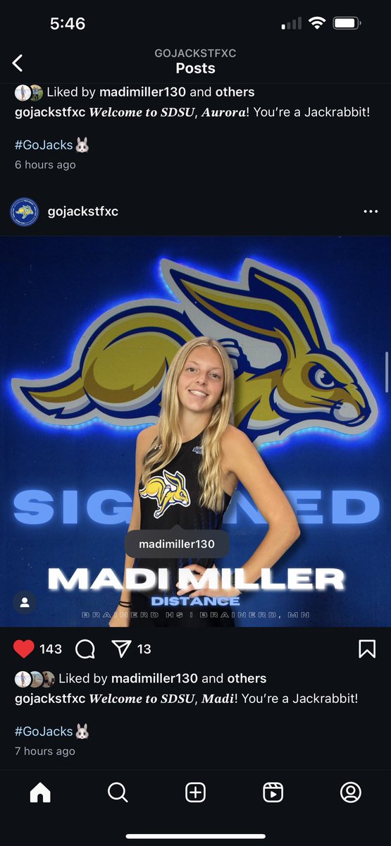 Warrior Track excited to send these two off to SDSU.