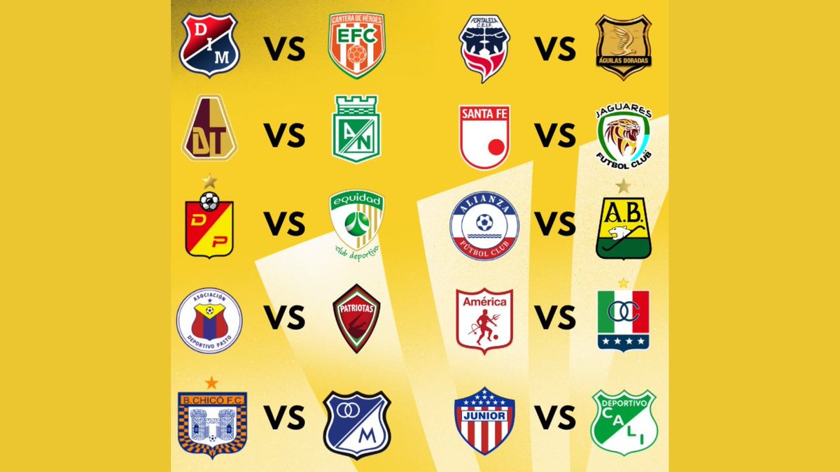 ¡LOS LINKS DE LA ÚLTIMA FECHA!
(Para ver gratis cada partido)

Tolima vs Nacional
youtu.be/FBTA43b9_KA

América vs Once Caldas
youtu.be/fDZ4vx-kGUI

Chicó vs Millonarios
youtu.be/VLstFS62SuU

Medellín vs Envigado
youtu.be/m6N-D2llazM

Santa Fe vs Jaguares