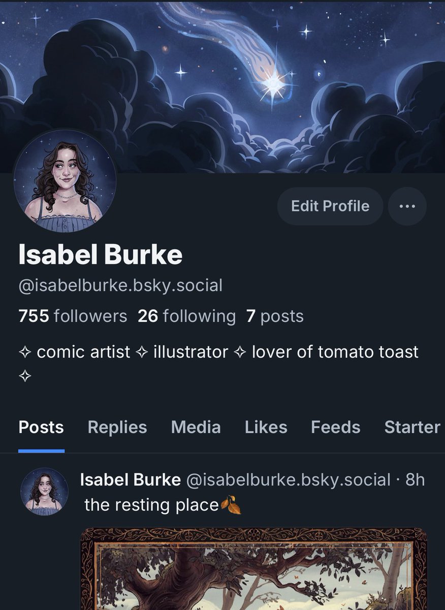 count me in the exodus shortly—find me on the butterfly or here:
isabelburkeillu.carrd.co