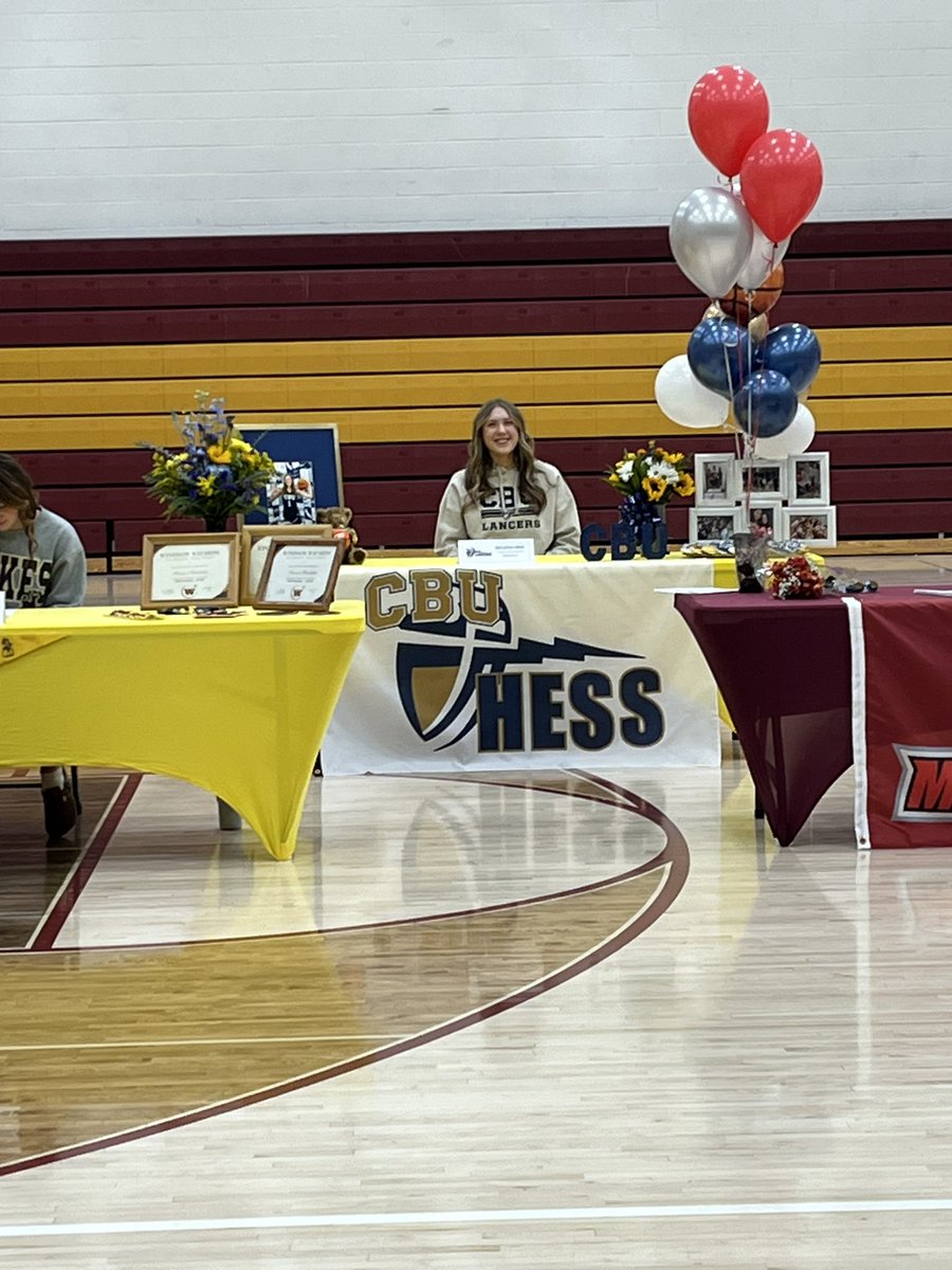 Congrats to <a href="/HessReyleigh/">Reyleigh Hess</a> on signing with <a href="/calbaptist/">California Baptist University (CBU)</a> to play DI college basketball. CBU got a gem! ❤️💪🏽🏀 <a href="/RHsportszone/">RH Sports</a> <a href="/hoopstracker/">Hoopstracker</a> <a href="/CHSAANow/">CHSAANow</a> <a href="/BCDenver_WBB/">BC Denver Basketball Club</a> <a href="/3BallGroup/">3BallGroup</a> <a href="/CoachONeal23/">Chris O'Neal</a> <a href="/CBUwbb/">California Baptist Women's Basketball</a>