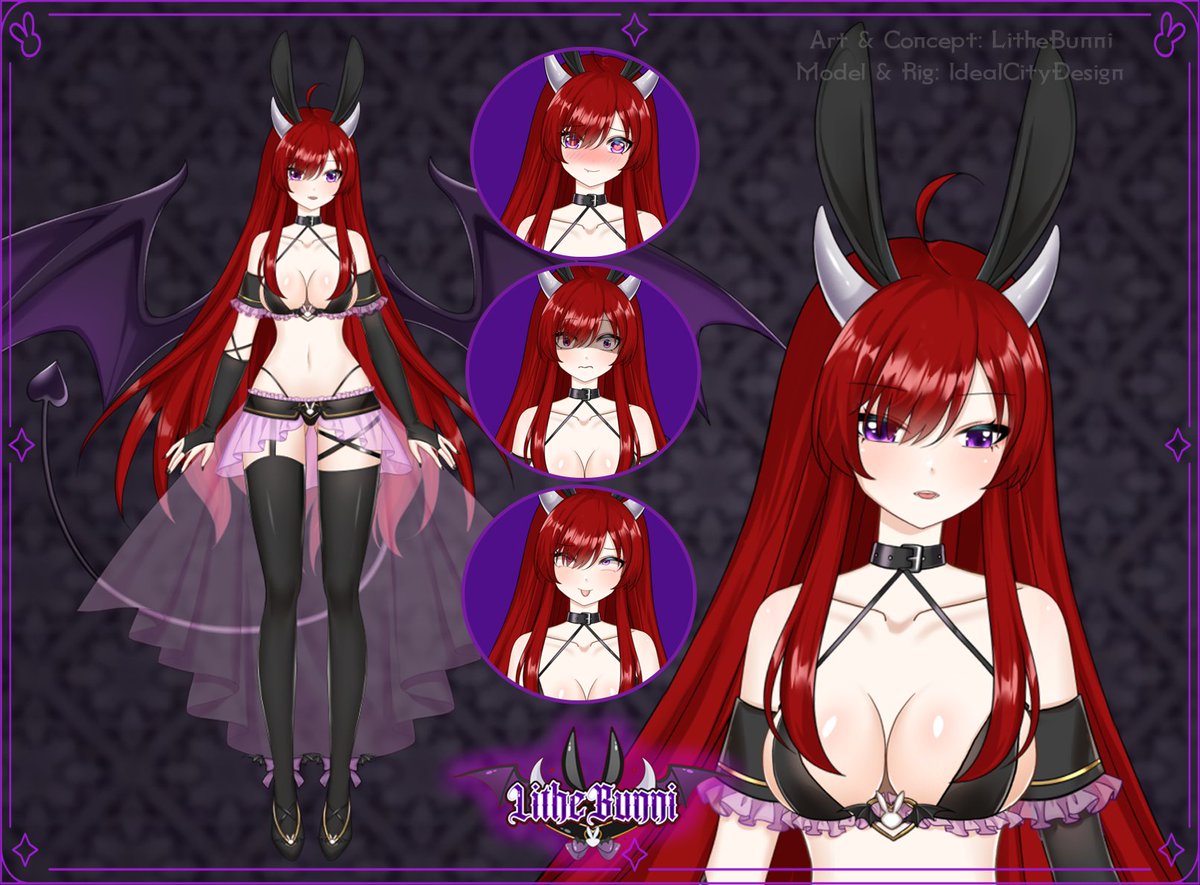 Lithebunni's tweet image. 🐇 Lithe | Goddess of Purgatory | Succubus Bunny 🐇

Entertaining the wandering souls of Purgatory till their verdict is Lithe's appointed task. So stay awhile.

Twitch: twitch.tv/lithebunni

Art tag: #Litheart

🔗Social links in bio🔗

#vtuber | #vtuberEN | #vtuberuprising
