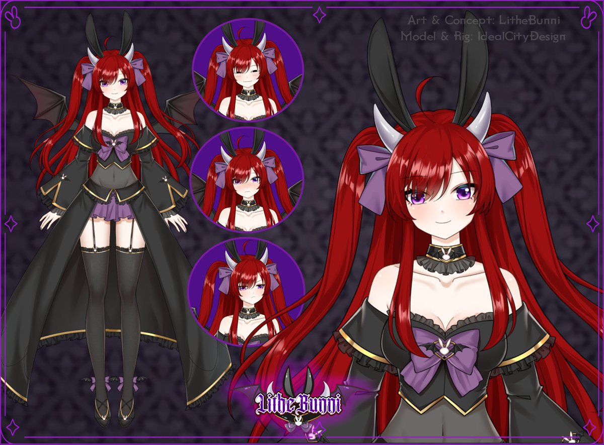 Lithebunni's tweet image. 🐇 Lithe | Goddess of Purgatory | Succubus Bunny 🐇

Entertaining the wandering souls of Purgatory till their verdict is Lithe's appointed task. So stay awhile.

Twitch: twitch.tv/lithebunni

Art tag: #Litheart

🔗Social links in bio🔗

#vtuber | #vtuberEN | #vtuberuprising
