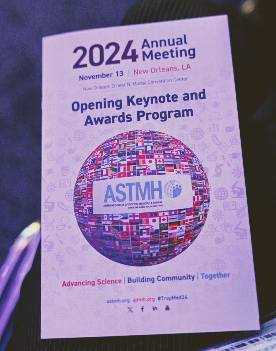 Thrilled to be at #TROPMED24 in New Orleans with the best and brightest fighting against #malaria!