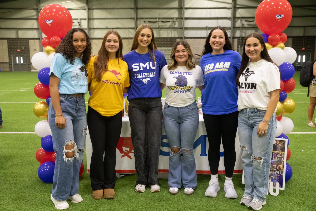 Congratulations to these 6️⃣ Lady Hornets on signing their Letter of Intent to play at the next level! 

•Maggie Croft – SMU – Volleyball

•Talia Rodriguez – NEO  A&amp;M College – Volleyball

•Ashby McCracken – Austin College – Volleyball

•Ailyah Thornton – St. Mary’s of the