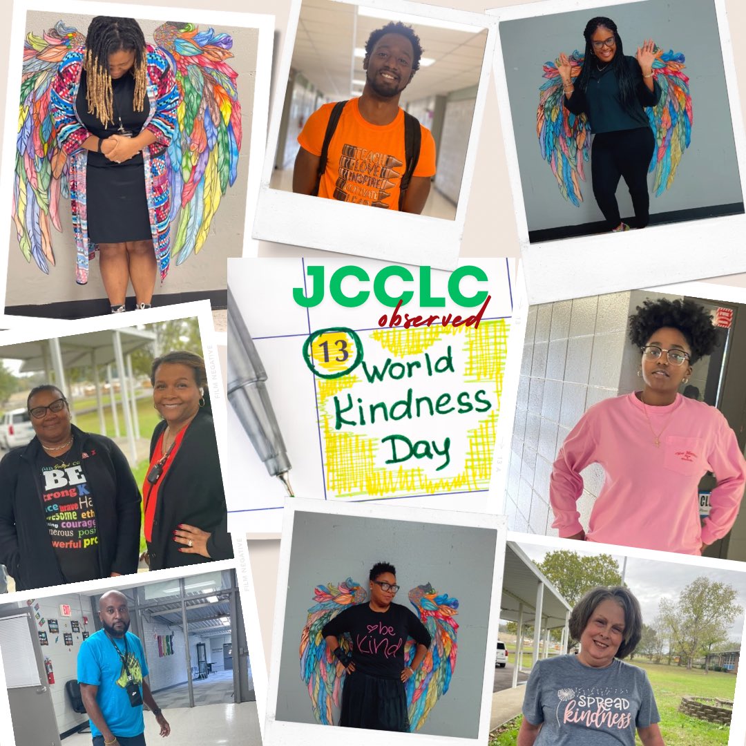 JCCLC (@jcclc2) on Twitter photo Today we observed #WorldKindessDay! Our faculty wore neon colors and graphic tees. Students engaged in writing activities about kindness. If you can be anything in the world - Be Kind! 🌏🫶
<a href="/apPSDavis/">Pamela S. Davis, Ed. S.</a> Today we observed #WorldKindessDay! Our faculty wore neon colors and graphic tees. Students engaged in writing activities about kindness. If you can be anything in the world - Be Kind! 🌏🫶
<a href="/apPSDavis/">Pamela S. Davis, Ed. S.</a>
