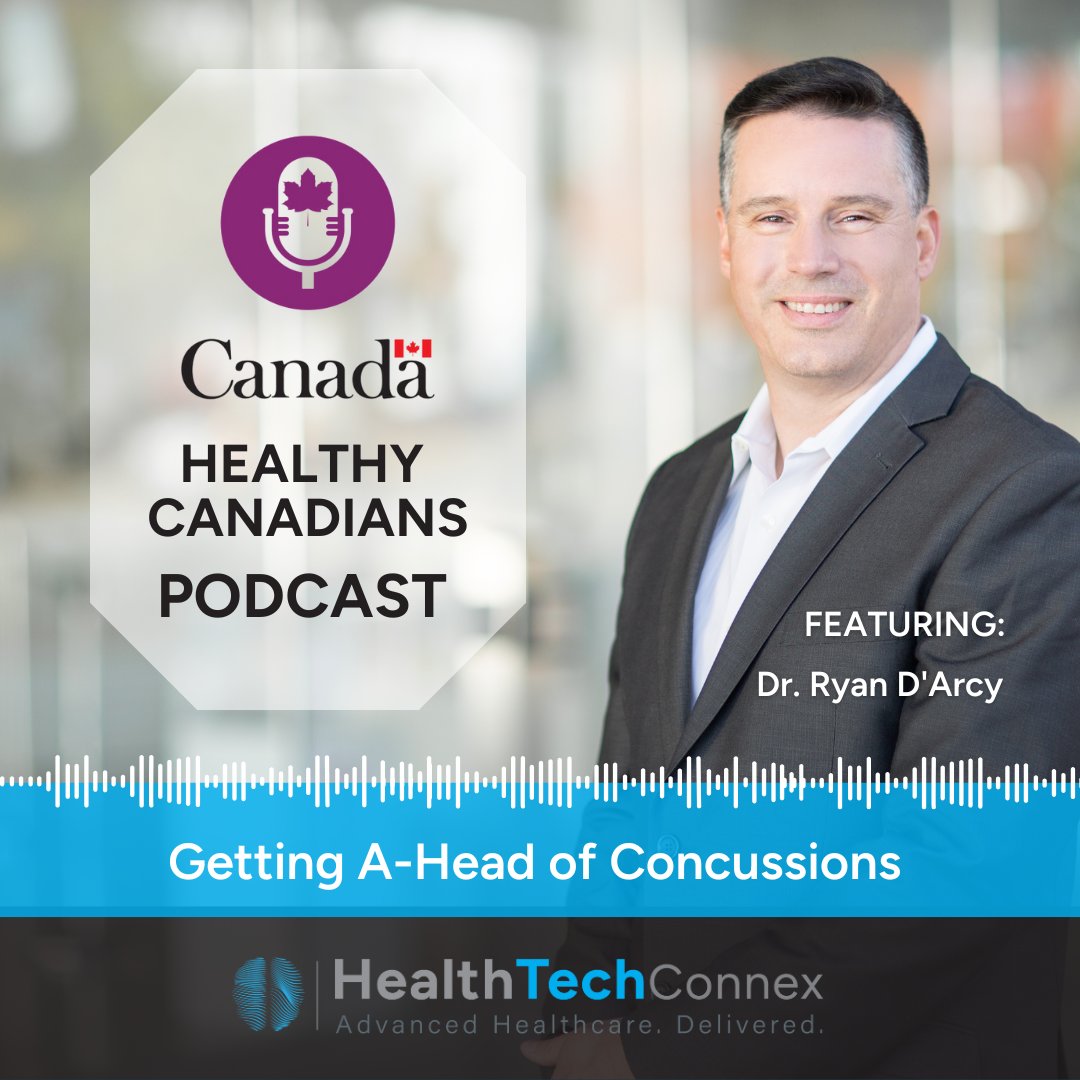 HealthTechConnex (@healthtechhtc) on Twitter photo Our Dr. <a href="/RcnDarcy/">Ryan CN D'Arcy</a> was featured on the Healthy Canadians #podcast, along with Stephanie Cowle at Parachute, sharing insights on new research on detection, treatment & preventing future injuries from #concussion. Listen to full episode: bit.ly/4fNZqzx #neuroscience Our Dr. <a href="/RcnDarcy/">Ryan CN D'Arcy</a> was featured on the Healthy Canadians #podcast, along with Stephanie Cowle at Parachute, sharing insights on new research on detection, treatment & preventing future injuries from #concussion. Listen to full episode: bit.ly/4fNZqzx #neuroscience