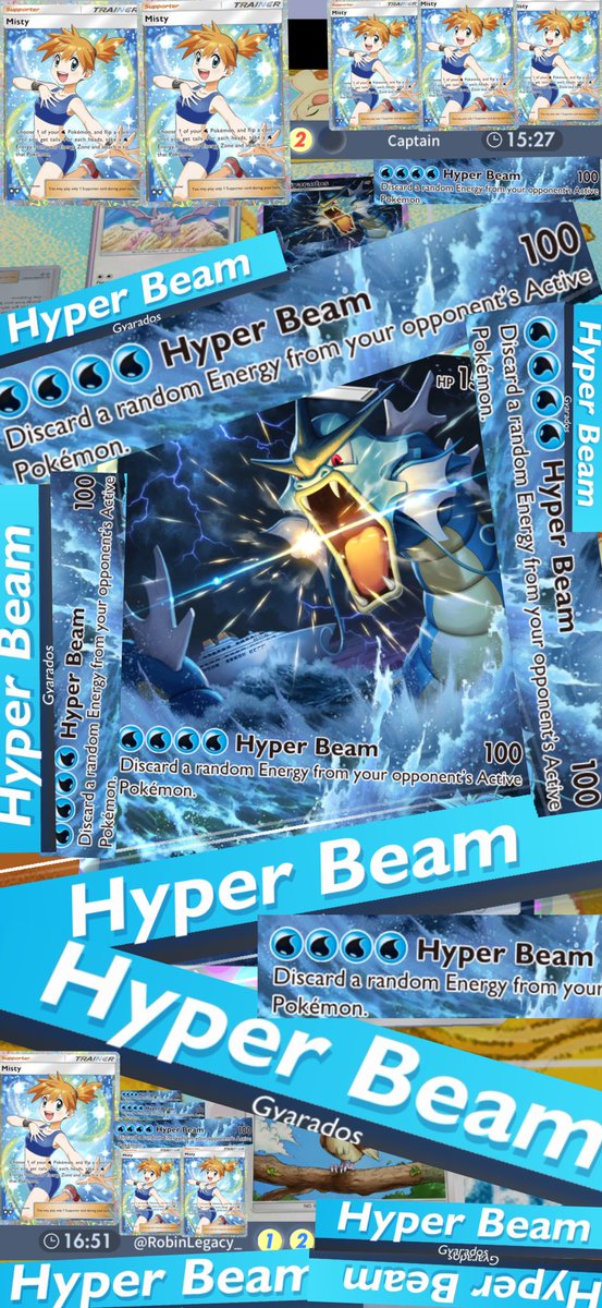 Sometimes I win, other times I play my best friends Gyarados deck and it goes like this. 

#PokemonCardPocket #gyarados #meme #dragon #pokemon #PokemonCards