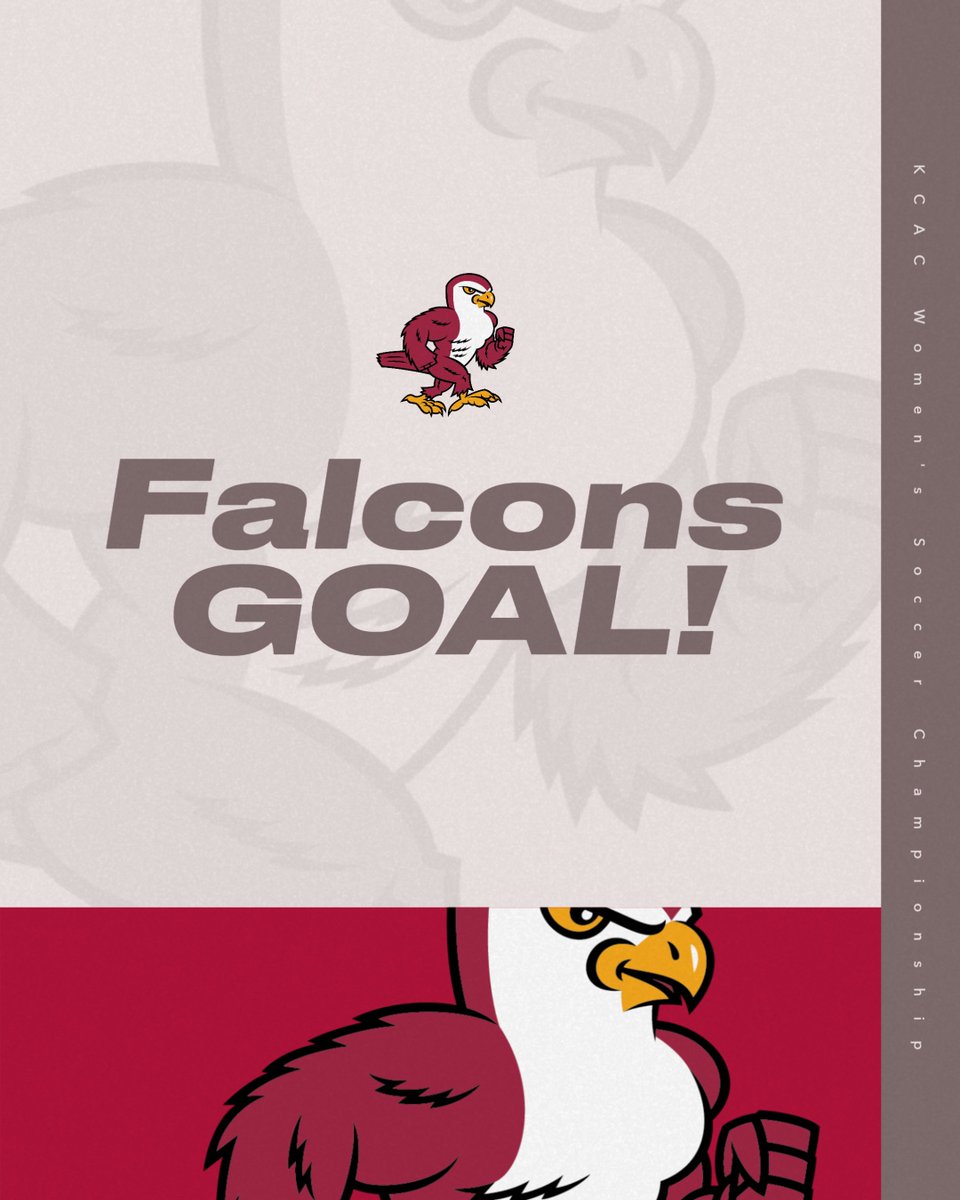 W Soccer - That's a Falcon Goal for a championship! Anahi Ibarra-Arevalo heads in the title winning goal off a perfect cross from Kieley Aranda in the third minute of OT!
#TalonsUp #KCACwsoccer #HonorGod