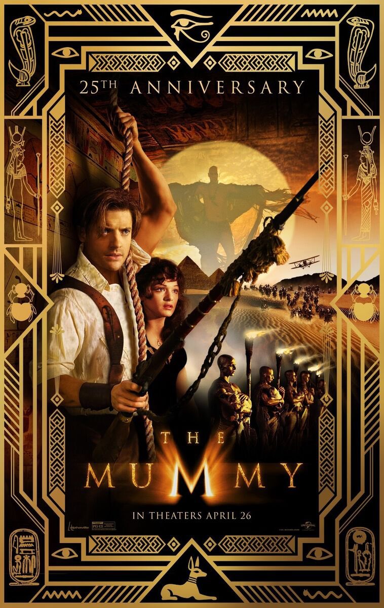 History4UPod's tweet photo. 🚨🚨 NEW EPISODE 🚨🚨
https://t.co/NCgSeMiPF9

Douglas and Hugh unwrap the Mummy, King Tut himself this week. Find out who was outside the toilet door! Discover Hugh’s calming mantra! And celebrate 25 years of Brendan Fraser being the cuddliest action hero ever! https://t.co/Lna1khohSZ