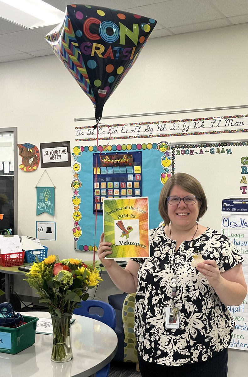 Congratulations to Angela Velazquez, our 2024-25 Teacher of the Year!! <a href="/LoriRuth18/">Lori Rutherford</a> <a href="/WCPSSTeam/">Team WCPSS</a>