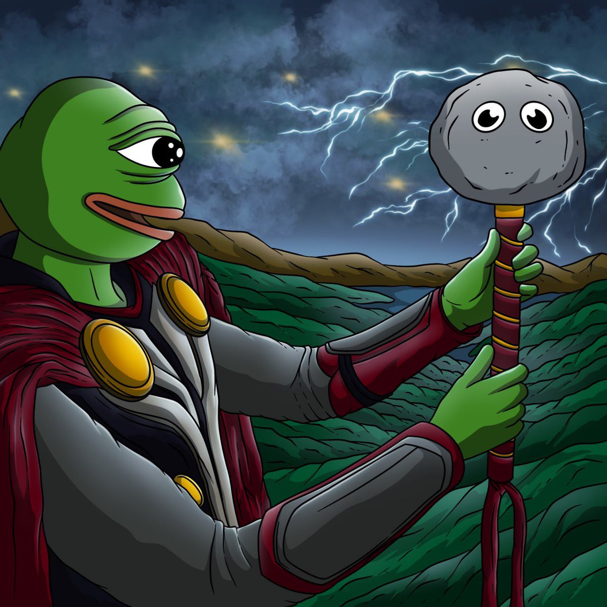 KARMA999WRLD's tweet photo. Day 97 of posting a picture of $rocky until it reaches $1B mcap 

I love my pet rock 🫶🪨 https://t.co/wM6lX3PUT9