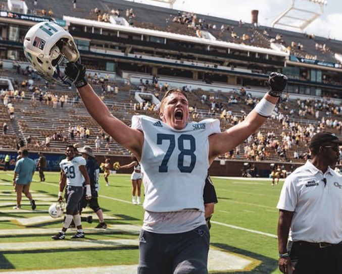 After a great Game day visit and conversation with <a href="/CoachPCovington/">Patrick Covington</a> . Blessed to receive an offer from <a href="/CitadelFootball/">The Citadel Football</a> . #AGTG <a href="/KoachDrayton/">Maurice Drayton</a> <a href="/BokeyFootball/">Bokey Football</a> <a href="/CoachHoun/">Karl Calhoun Jr.</a> <a href="/m_peppin70/">Coach Pep</a> <a href="/CoachGator1/">Coach Gator</a> <a href="/Coach_Graff29/">₵Ø︎₳₵Ⱨ ₲</a> <a href="/DEvans345/">Coach Darry  Evans</a> <a href="/GreatCeaser27/">Christopher Mayer</a> @CoachDylanGree1 <a href="/CoachTate_12/">Tony Tate</a> <a href="/CoachGrantJr/">Ray Grant Jr.</a>