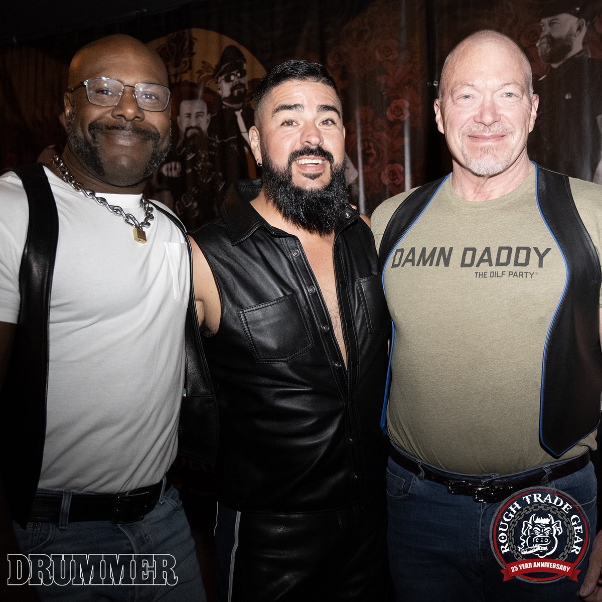 roughtradegear's tweet photo. DRUMMER RELEASE PARTY 9.11.24 @roughtradegearLA
#roughtradegear #drummermagazine #leather #leathergear#leathermen https://t.co/BqLs3f20oE