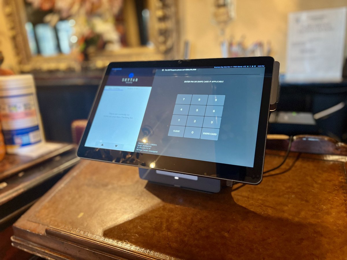 mehank110's tweet photo. Exciting News! Old Angler Inn in Potomac, MD, has upgraded to the latest tech with @SkyTabPOS by @Shift4! This new system is here to enhance your dining experience with faster, seamless service. #SkyTabPOS #PotomacMD #DiningExperience #HospitalityTech #POS #Shift4 https://t.co/RHER74Z86L