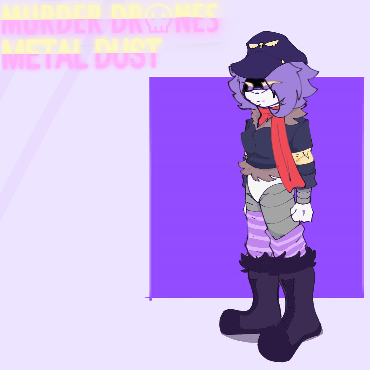 Lordcrytovers's tweet photo. Uzi is alone. | Metal dust AU! #MetalDust #murdedrones #UziDooman #vuzi #UzixV #glitchproductions #AU #murderdrones https://t.co/Y7RlVSlk5D