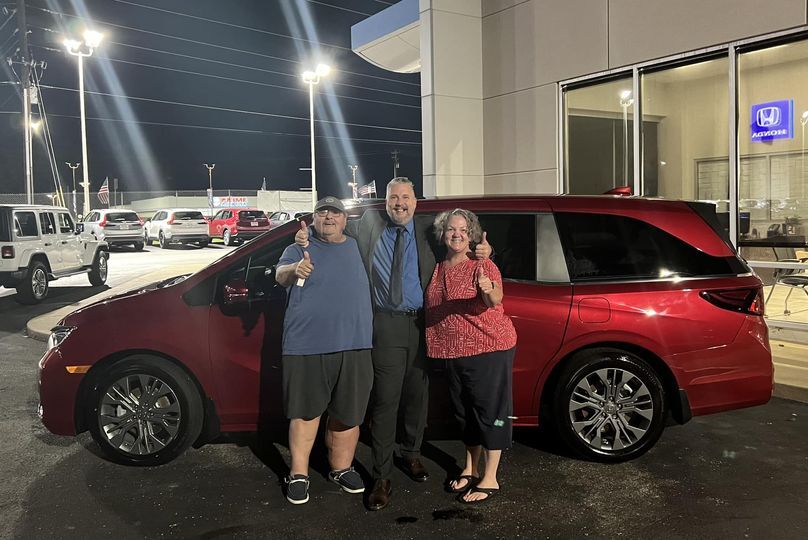 I’d like to Thank and Congratulate The Shearon’s for their purchase of a Brand New 2025 Honda Odyssey touring!! I know they will truly enjoy their new vehicle!! If you’re in the market for a new or new to you vehicle, call or pm me and let me find the perfect vehicle for You!!
