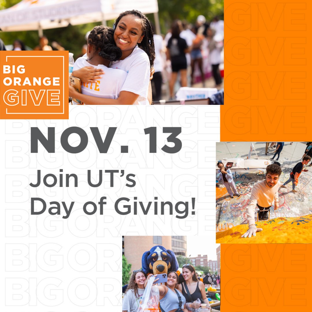 Thank you so much to everyone who chose to give during Big Orange Give! There are still a few hours to give yet today, and channels will continue to be open until 5 p.m. on Friday. We hope you'll consider supporting Vols this Big Orange Give! bit.ly/3CkPLlG