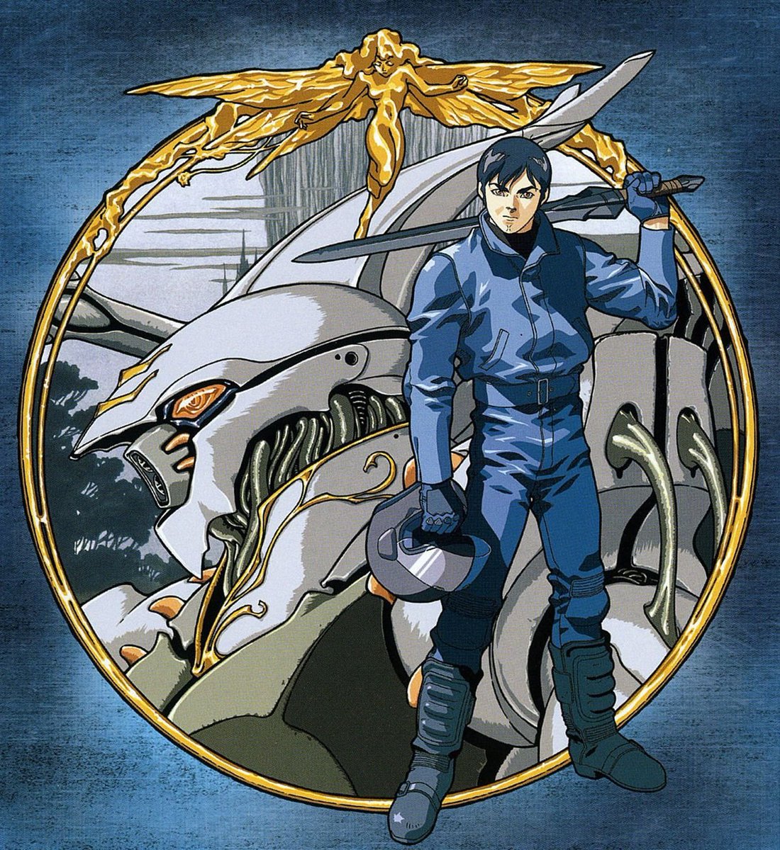 syow_maru's tweet photo. ダンバイン、VHS版の描きおろしイラストのこのデザイン、作画で再アニメ化してくれたら何も言うことはないのにな https://t.co/h1JOPGw3yp