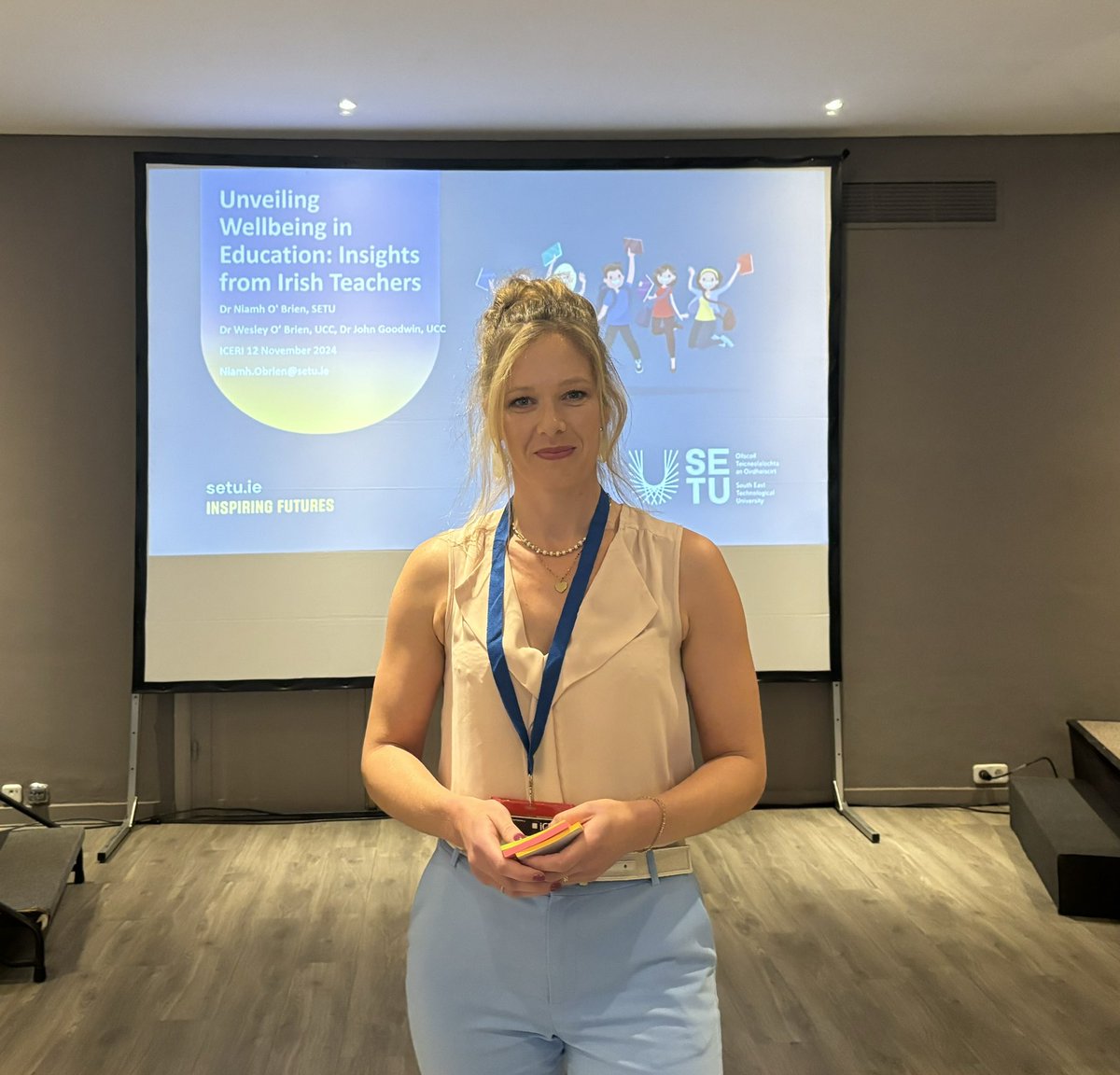 Excellent presentations from my colleagues in the School of Education and Lifelong Learning at SETU at the International Conference of Education Research and Innovation 2024 conference. Catriona Warren, Caroline McGarry and Niamh O’Brien
#iceri2024 <a href="/SETUIreland/">South East Technological University</a>