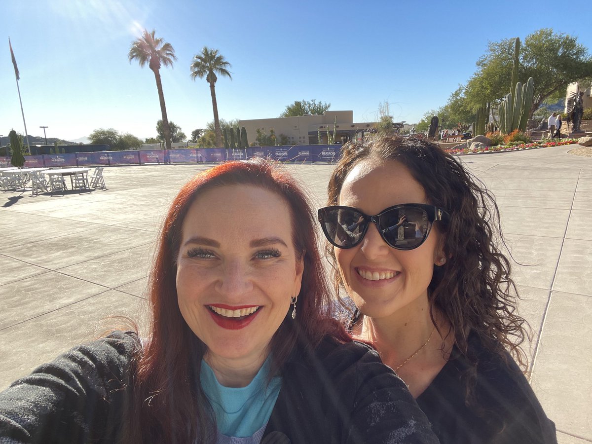 #AHSAZ ⁦<a href="/ahsheadache/">American Headache Society</a>⁩ #Media Committee with ⁦<a href="/LaurenNatbonyMD/">Lauren R. Natbony, MD, FAHS</a>⁩ #Scottsdale We are ready for the great Conference! ⁦<a href="/WNGtweets/">Women Neurologists Group</a>⁩ ❤️🧠⁦<a href="/AANmember/">American Academy of Neurology</a>⁩