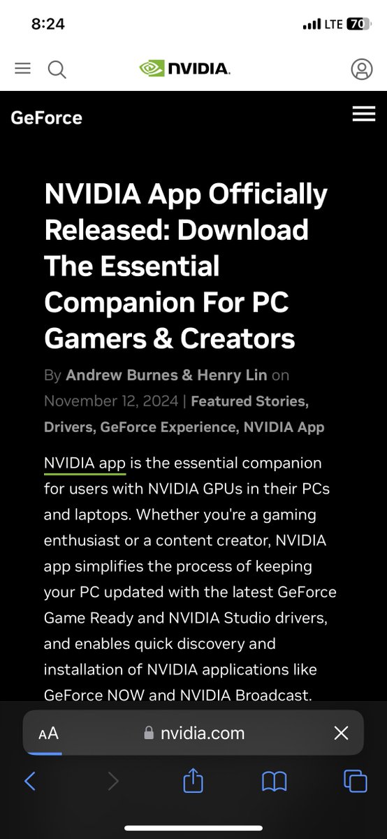 GEFORCE EXPERIENCE FINALLY GETTING REPLACED BY THE NVIDIA APP LETS FUCKING GOOO 

shadowplay turning off randomly no more 🙏