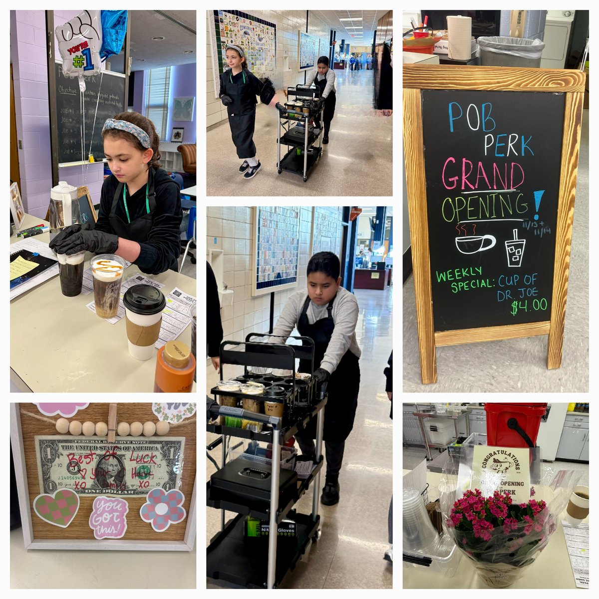 Congratulations to Mrs. Ham and her amazing POB Perk ☕️ 🍵🧋 employees for a successful soft grand opening!!!
<a href="/POBSchools/">POB Schools</a> <a href="/HBMATTLIN1/">Howard B. Mattlin</a>