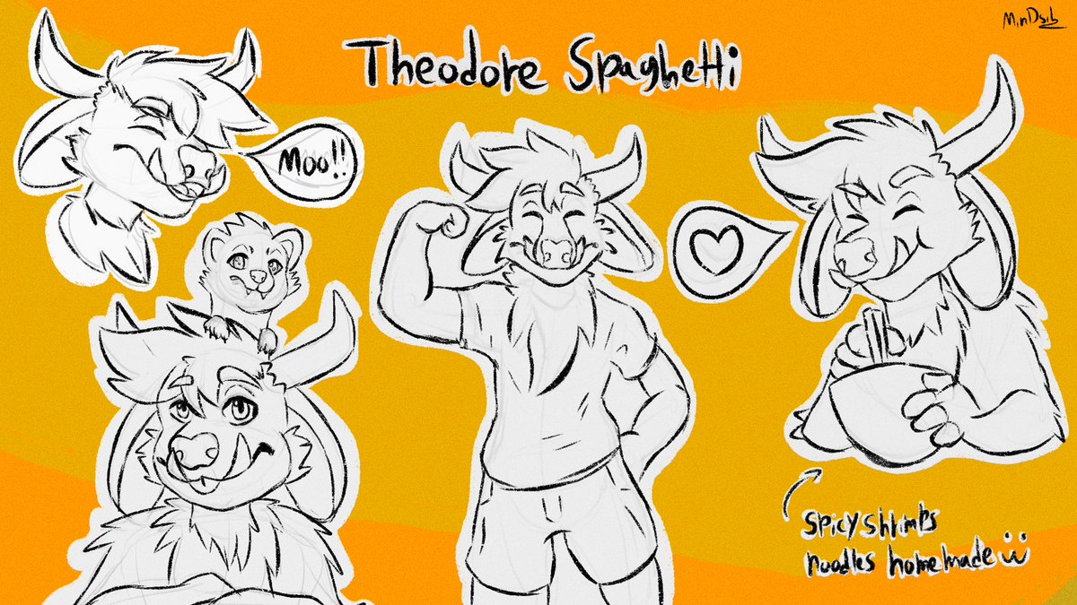 mindsil's tweet photo. Oh god, I didn't have a lot of time to draw this week. But at least, I managed to doodle something for the one and only @TeddyTaterTots this week😎 https://t.co/FUQhEYyMEG