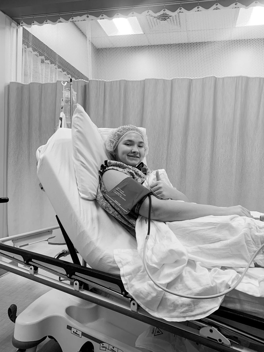 brooklyn_h490's tweet photo. It comes with a heavy heart to come on here and have to say this but I will not be playing my first year of high school basketball. I’ve torn my ACL and partially my meniscus too and today I had surgery to repair both of them.

But for now, I’ll be back 🤫
#freshman #comebackszn https://t.co/GezYzkrKhf