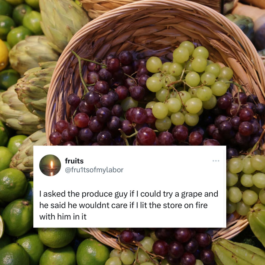 Feels like we're all going through it right now, aren't we? 🍇

#iheartradio @iheartradio