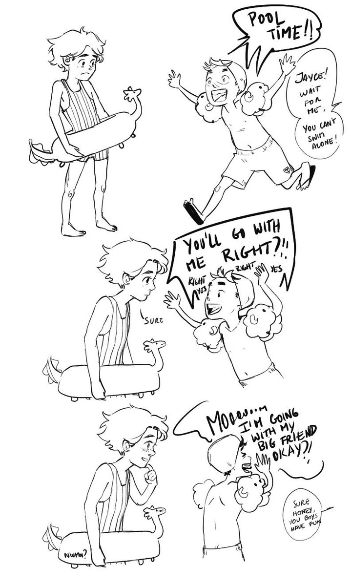 nowwheresmynut's tweet photo. Compilation of #arcane Pool Time!! comics and other child-viktor and child-jayce doodles🧵 https://t.co/2RxKQECFfQ