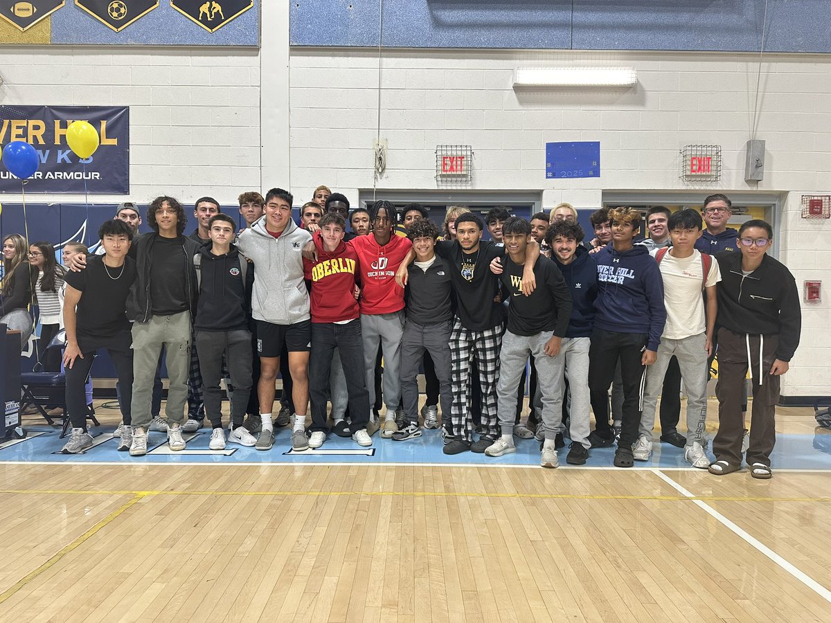 Congrats to Sam, Zach, and Charlie for their college commitments.