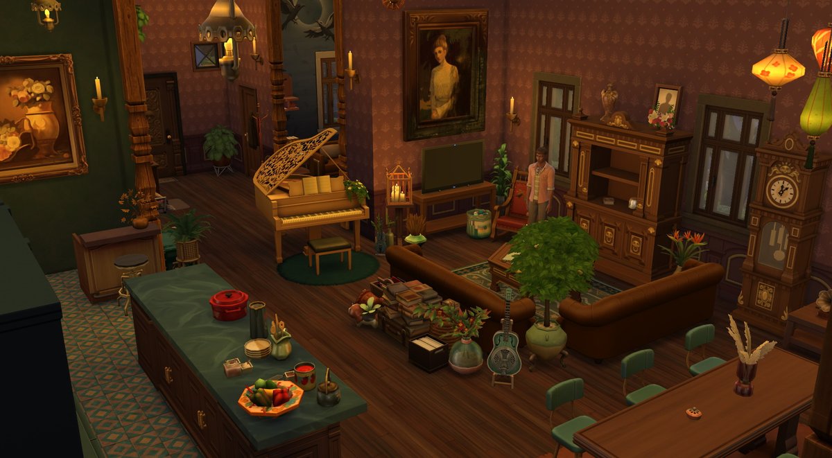 LinetteMJones's tweet photo. Sims4LifeAndDeath. Rénovation d'une des 3 maisons TheKateEsmerald. Les intérieurs. https://t.co/jPYMspxhHk