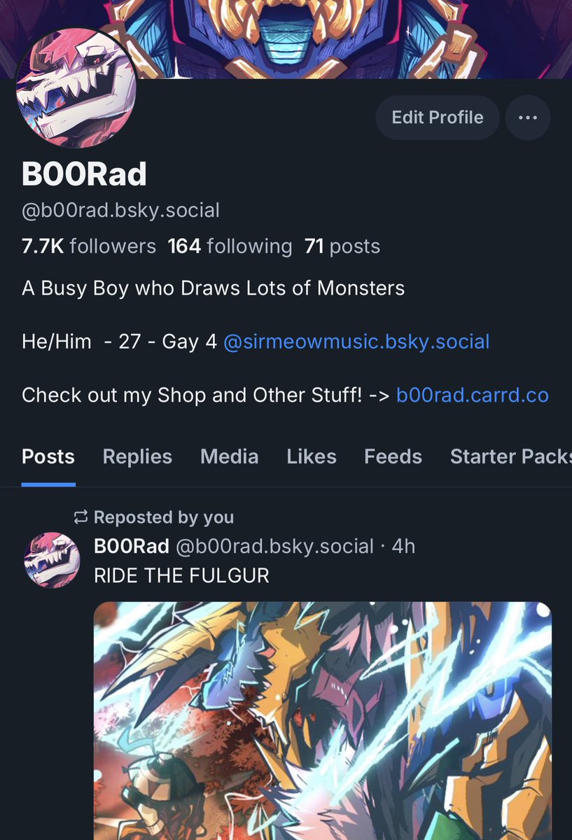 B00_Rad's tweet image. I’m gonna start pushing bsky way more often, anything new will be posted there first so move on over!!!