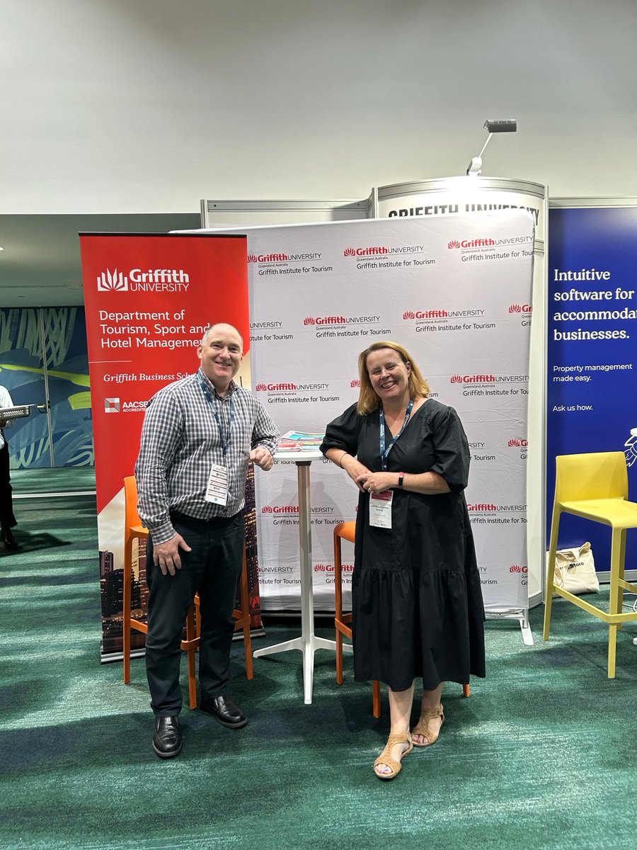 Griffith Institute For Tourism (@gift_griffith) on Twitter photo Are you at DestinationQ today? Stop by the Griffith Institute for Tourism booth to connect with our experts, Barry Fraser and Leonie Lockstone-Binney! Don’t miss the chance to chat about industry insights, research, and the future of tourism. <a href="/Griffith_Uni/">Griffith University</a> <a href="/GriffithBiz/">Griffith Business School</a> Are you at DestinationQ today? Stop by the Griffith Institute for Tourism booth to connect with our experts, Barry Fraser and Leonie Lockstone-Binney! Don’t miss the chance to chat about industry insights, research, and the future of tourism. <a href="/Griffith_Uni/">Griffith University</a> <a href="/GriffithBiz/">Griffith Business School</a>