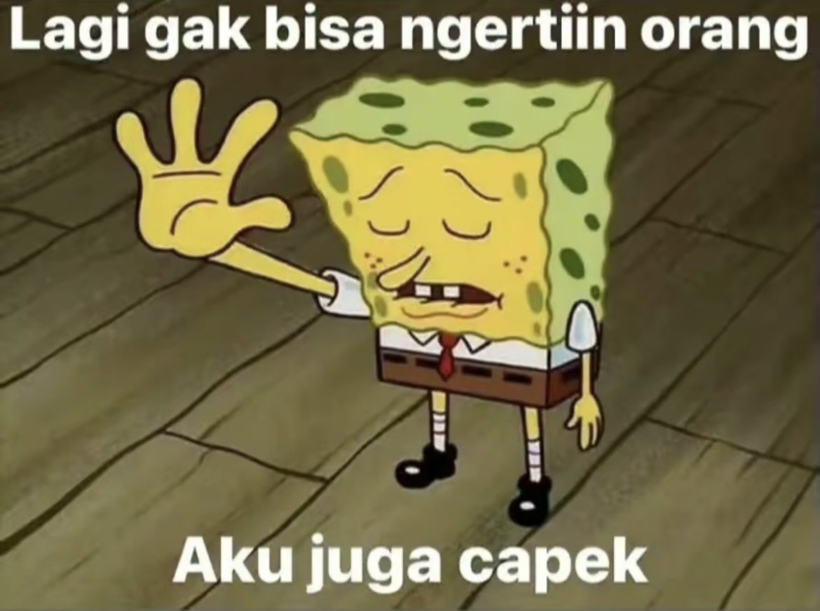 Drop meme yang mewakili perasaanmu skrng dong 🫵🏻
