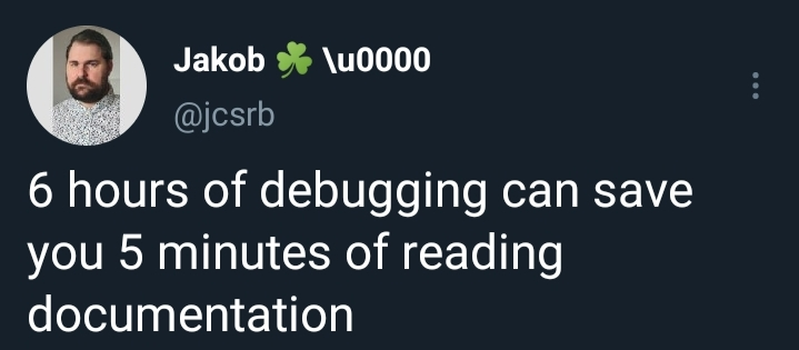 debugging saves you time