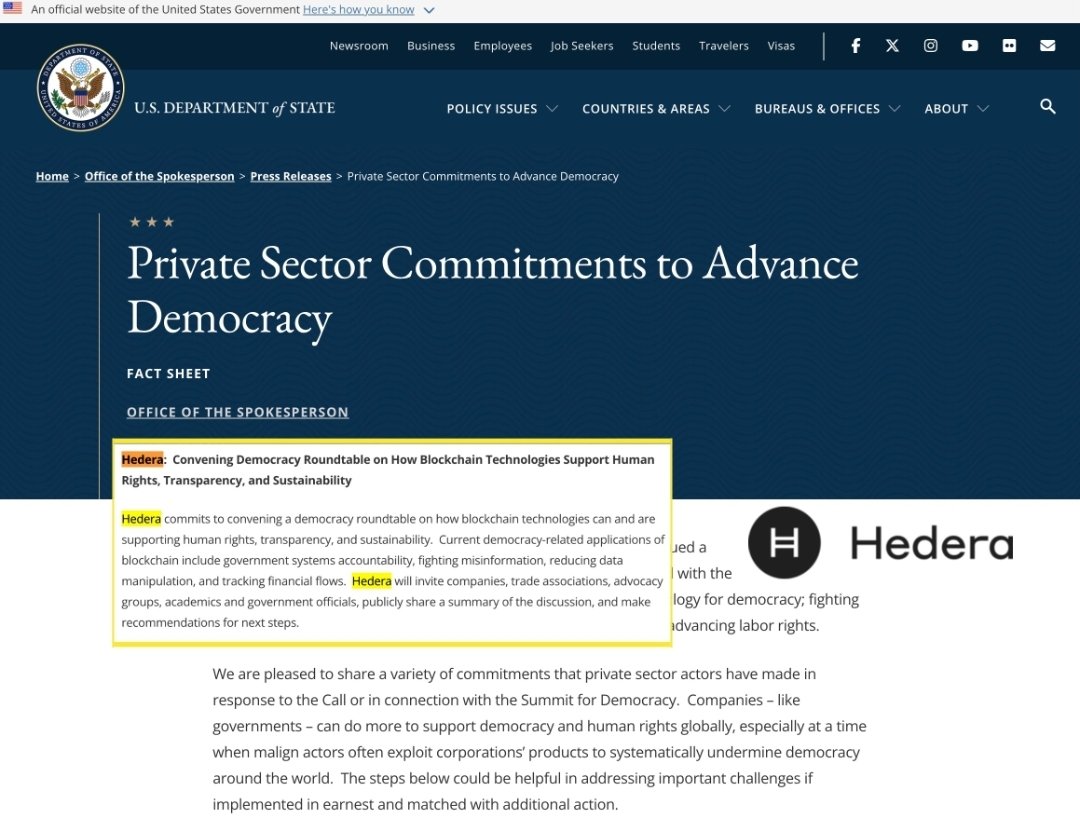 sound0ffreed0m's tweet image. So I will leave this information here; everyone can decide for themselves how to classify it:
▪️#Hedera & US Dep. of State🇺🇲
▪️#Hedera & Digital € Association
▪️#Hedera & IIF (see image)
▪️#Hedera & Google, IBM, Dell
▪️#Hedera & DIFC (Dubai🇦🇪)
▪️#Hedera & Accenture+Deloitte…