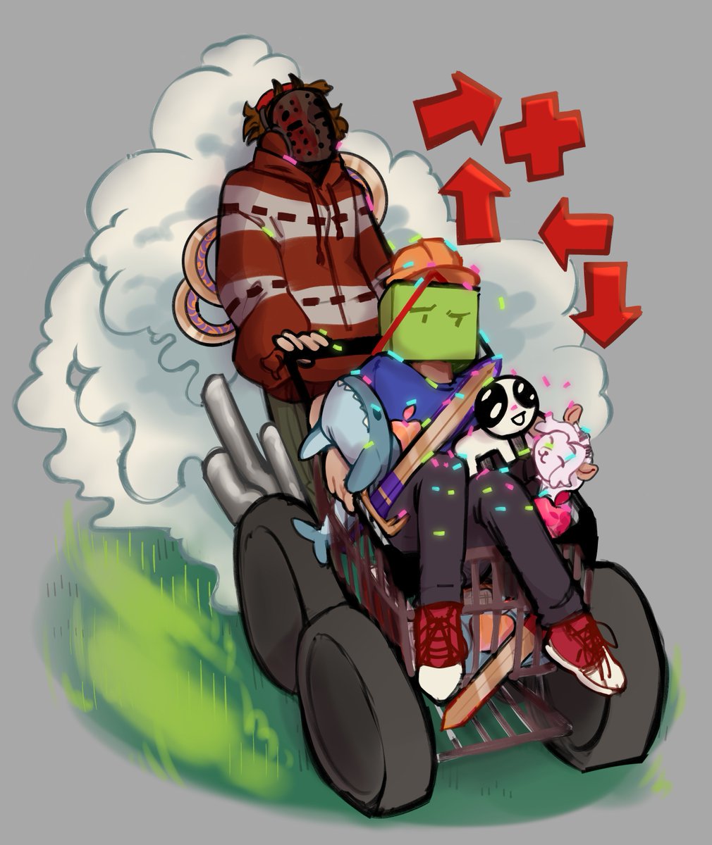 drawing an art from a video that was released a year ago is the best thing I could have done in my productivity

#Talonmc #eightsidedsquarefanart